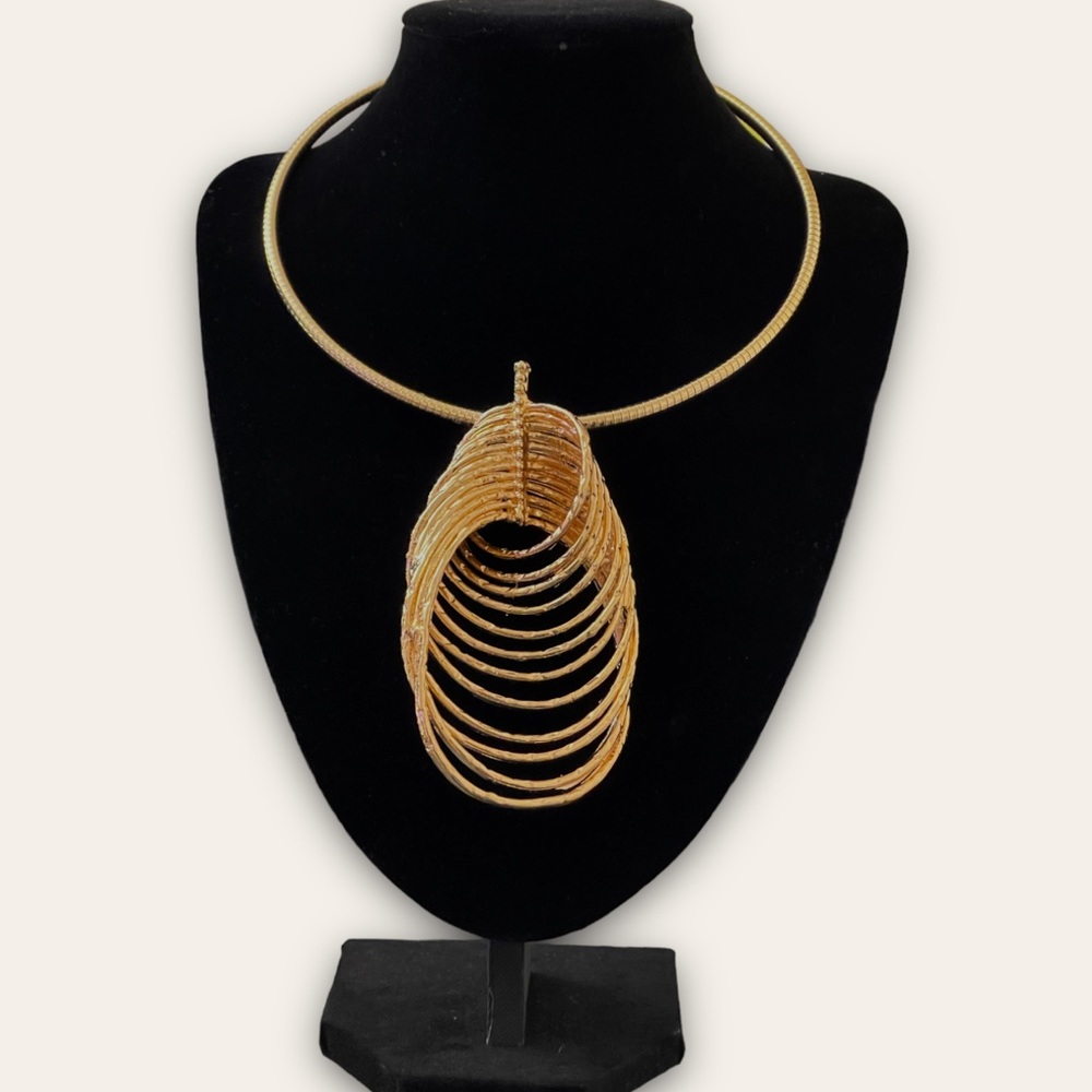 Beautiful necklace with statement pendant